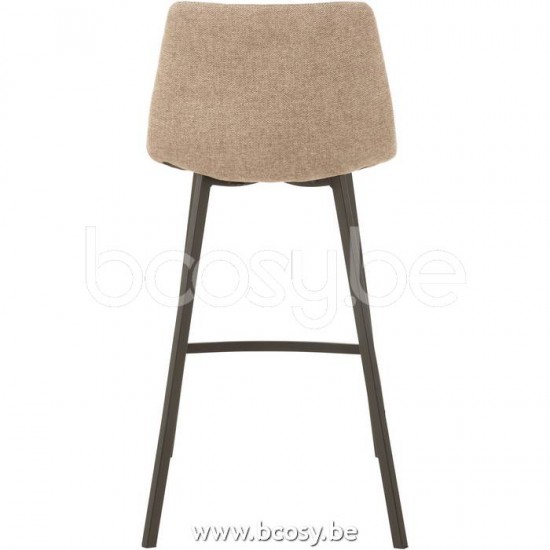 J Line Jline Jolipa 15471 Barstoel Stephane Textiel Metaal Beige