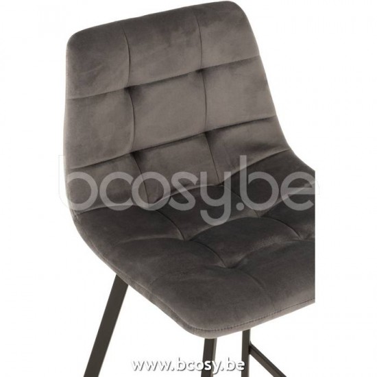 J Line Jline Barstuhl Olivier Textil Metall Grau barhockers barstuhl barstuehle