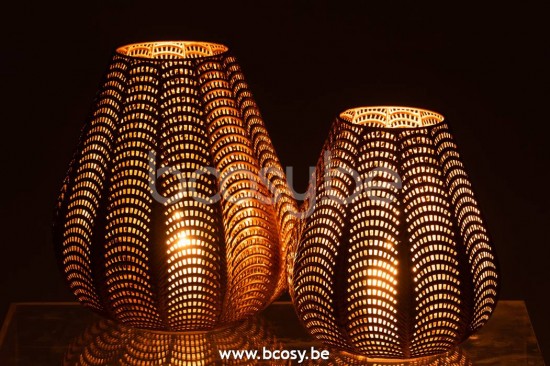 J Line Jline Kerzenhalter Gala Metall Gold Large lanternen