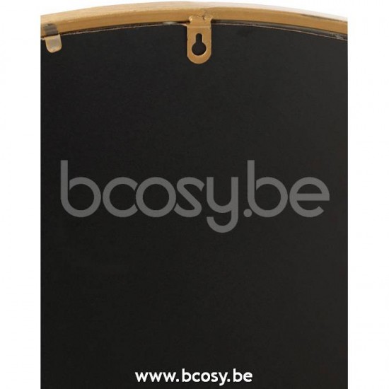 J Line Jline Jolipa 15878 Spiegel Mona Rond Ijzer Glas Goud Extra Large