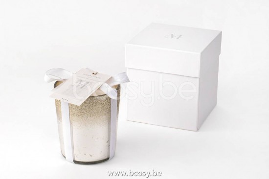 bougies parfumées Jolipa J Line Jline Bougie Parfumee Deluxe Verre Argent Large