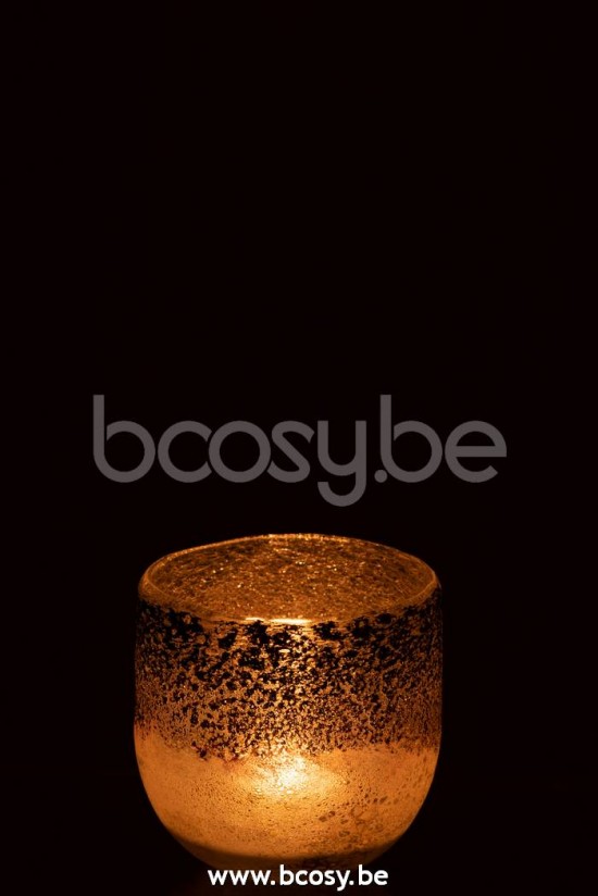 lanternes photophores Jolipa J Line Jline Photophore Milano Verre Gris Rose Small