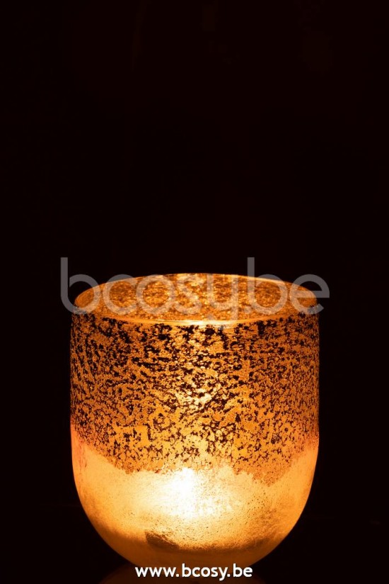 lanternes photophores Jolipa J Line Jline Photophore Milano Verre Gris Rose Large