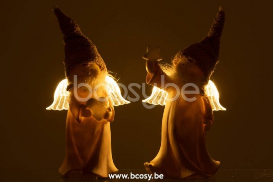 anges statuettes Jolipa J Line Jline Ange Resine Rose Large Assortiment De 2