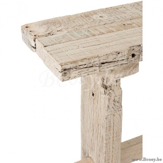 J Line Jline Console Brut Recycled Wood White Wash sidetables