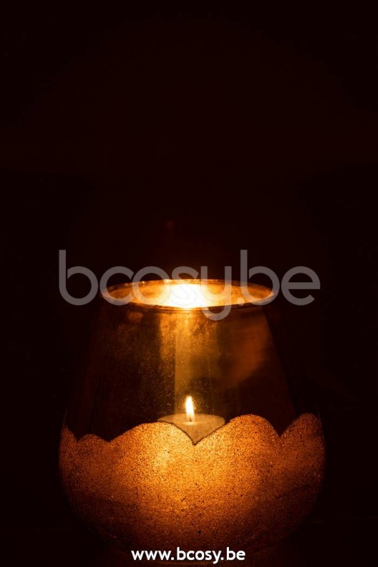 lanternes photophores Jolipa J Line Jline Photophore Nevada Verre Or Large