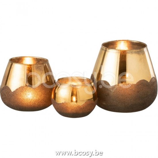 J Line Jline Hurricane Nevada Glass Gold Large lanterns hurricanes