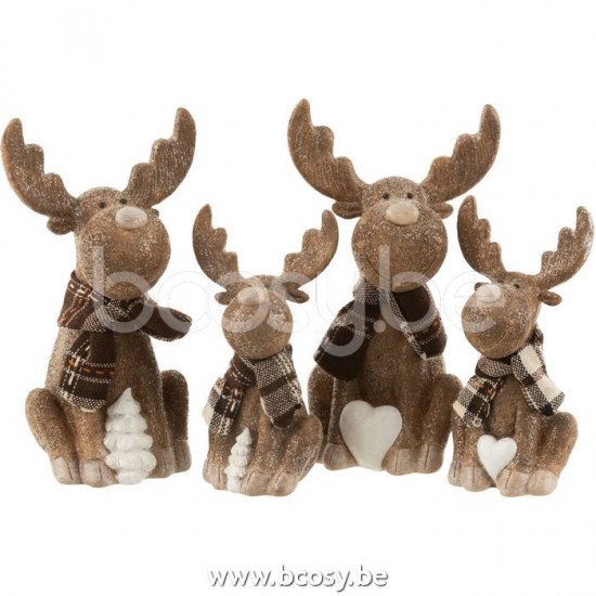 Jline 16964 Figuren Figurines Figurines Figuren Figuritas Sculture DECORATIE Winter Kerst