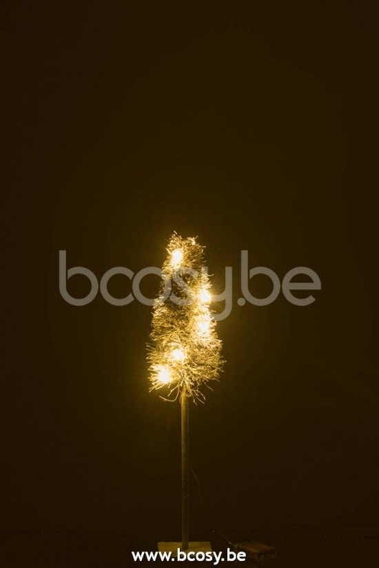 arbres sapins de noel sur pied Jolipa J Line Jline Arbre Decoratif Led Piles Branches White Wash Small