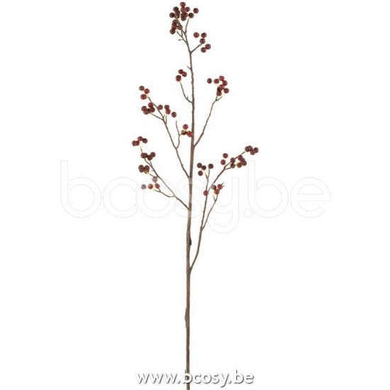 J Line Tak Bessen Fijn Plastiek Rood Groen Large L15xB5xH132 cm boomtakken JO17207.