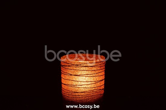 photophores Jolipa J Line Jline Photophore Lignes Paillettes Verre Terrcotta Or Small