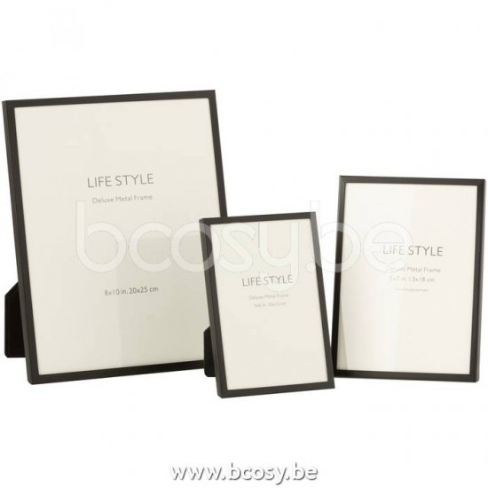 cadre cadres photo Jolipa J Line Jline Cadre Photo Bord Fin 20X25 Metal Noir Large