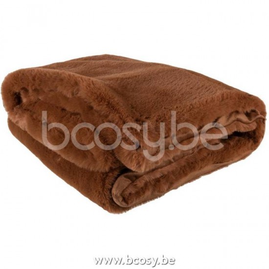 J Line Jline Plaid Cutie Polyester Sienna Braun reisedecken