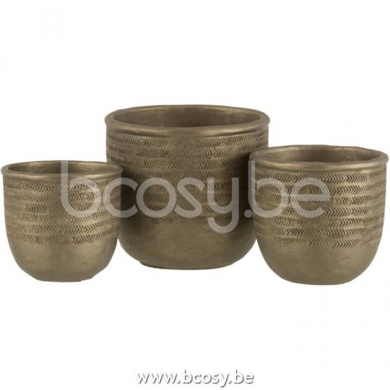 Jline 18122 Bloempotten Cache Pots Flowerpots Blumentöpfe Macetas Vasi Per Piante DECORATIE Schalen potten vazen