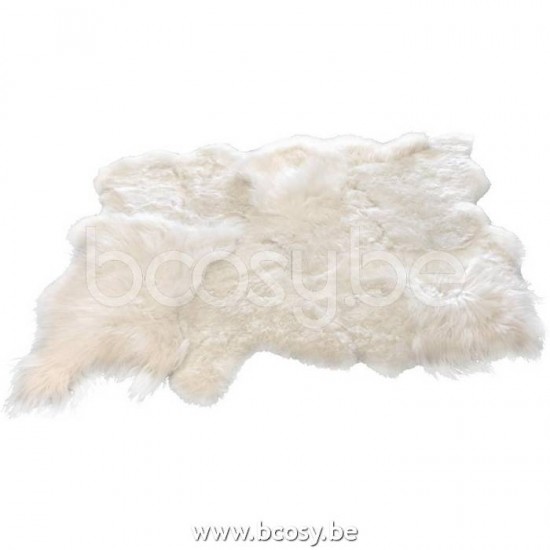 J Line Tapijt Schaap Wit Large L300xB200 cm vloertapijten vloerkleed vloerkleden JO18707.