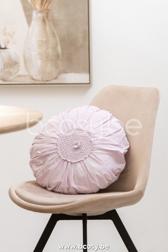 J Line Stoel Helene Metaal Textiel Beige