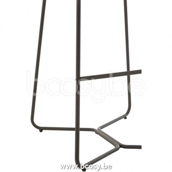 J Line Jline Sedia Bar Laurent Metallo Tessuto Verde Silla De Bar Laurent Metal Textil Verde