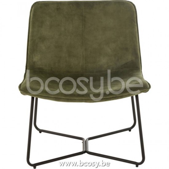 J Line Jline Lounge Chair Isabel Metal Textile Green lounge seats couches longchairs