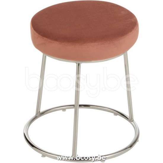 JLine J Line 19528 Zitting Voor Frame Textiel Antiek Pink L34xB34xH8 cm