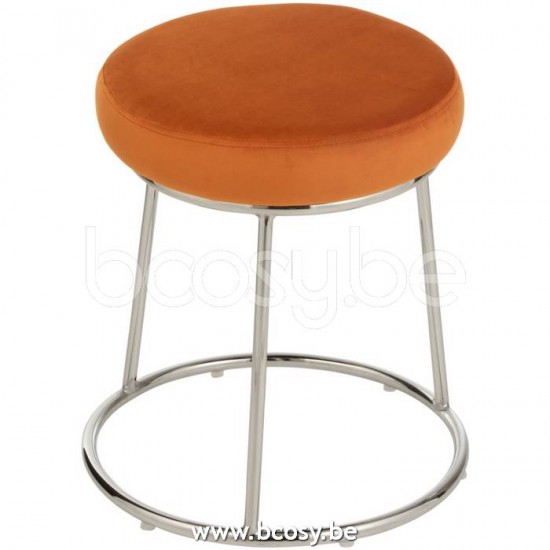 JLine J Line 19531 Zitting Voor Frame Textiel Oranje L34xB34xH8 cm