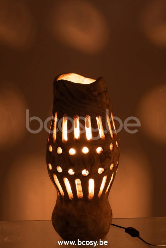 Éclairage Armatures Luminaires D'intérieur Pieds De Lampe Avec Abat Jour Lampes De Table Jolipa J Line Jline Lampe Valerie Bois Naturel