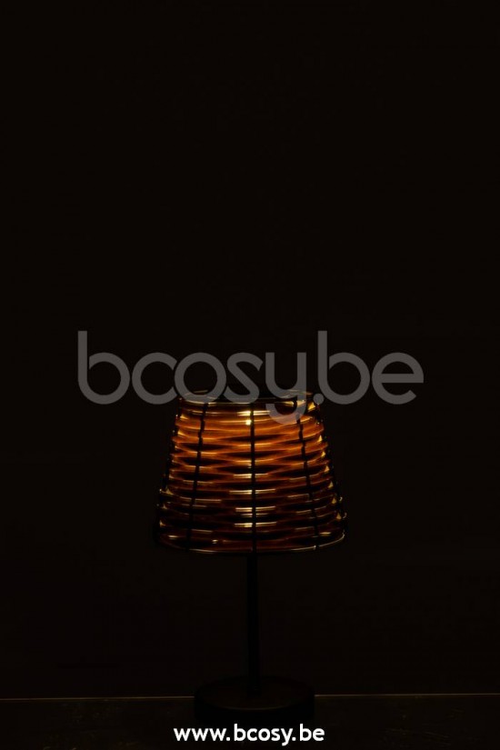 Éclairage Armatures Luminaires D'intérieur Pieds De Lampe Avec Abat Jour Lampes De Table Jolipa J Line Jline Lampe Led Energie Solaire Plastique Marron