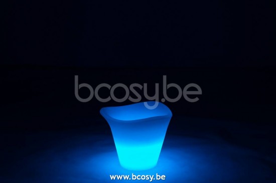 J Line 20271 Lamp Ijsemmer Buiten Led Plastiek Mix L34xB34xH27 cm Tafellampen Leeslichten Leeslampen Binnenverlichting