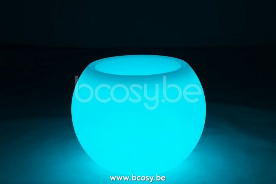 JLine J Line 20275 Lamp Bloempot Buiten Led Plastiek Mix L56xB56xH43 cm Tafellampen Leeslichten Leeslampen Binnenverlichting