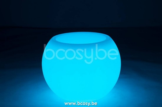 J Line Lamp Bloempot Buiten Led Plastiek Mix