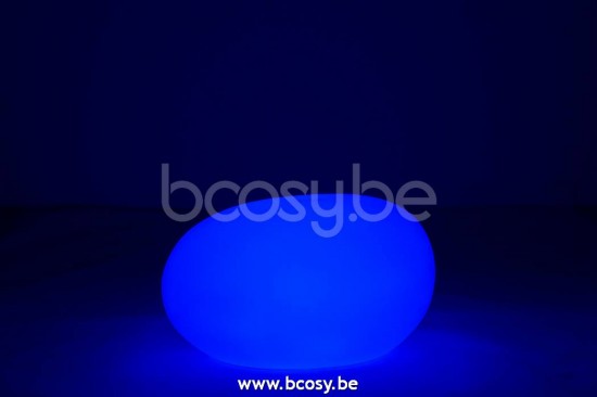 J Line 20277 Lamp Steen Buiten Led Plastiek Mix Large L80xB61xH46 cm Tafellampen Leeslichten Leeslampen Binnenverlichting