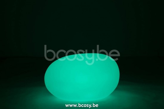 Jline Lamp Stone Outdoors Led Plastic Mix Large