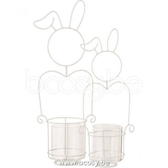 Jline 20389 Kaarshouders Support Bougie Candleholders Kerzenhalter Soporte Vela Portacandela DECORATIE Thee Windlichten Kandelaars