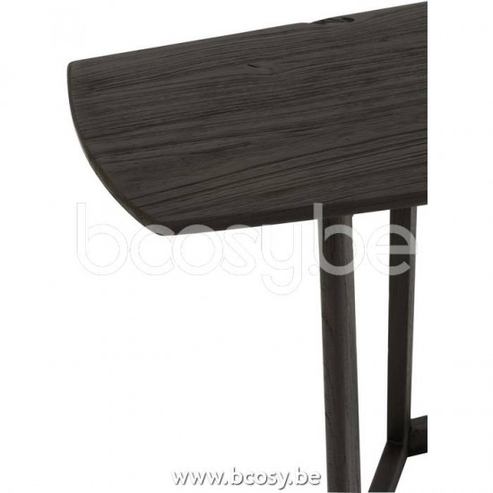 J Line Jline Konsole Maty Exotisches Holz Schwarz konsolen endtische