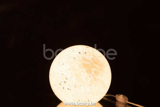 Éclairage Armatures Luminaires D'intérieur Pieds De Lampe Avec Abat Jour Lampes De Table Jolipa J Line Jline Lampe Dany Taches Rond Verre Blanc Small