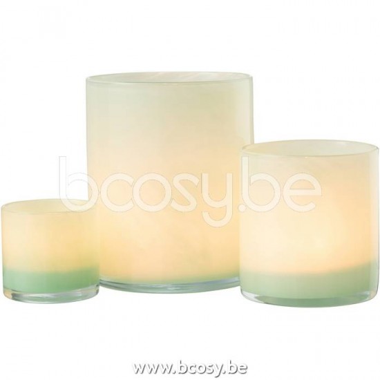 J Line Jline Tealight Holder Jade Light Green Large tea lights holders