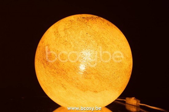 Éclairage Armatures Luminaires D'intérieur Pieds De Lampe Avec Abat Jour Lampes De Table Jolipa J Line Jline Lampe Dany Lignes Rond Verre Jaune Large