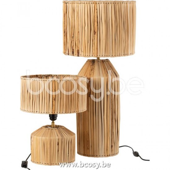 J Line Jline Jolipa 20796 Lamp Hanna Bananen Bladeren Naturel