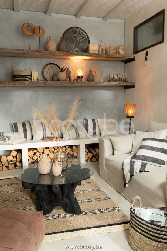 Jline Alfombra Trenzado Hierba Marina Hoja De Palmera Natural Negro