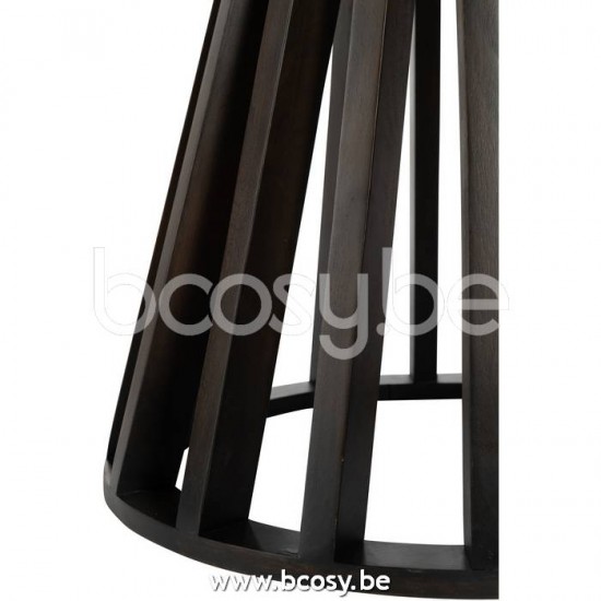 tables a manger de repas Jolipa J Line Jline Table Connie Bois De Manguier Marron Fonce