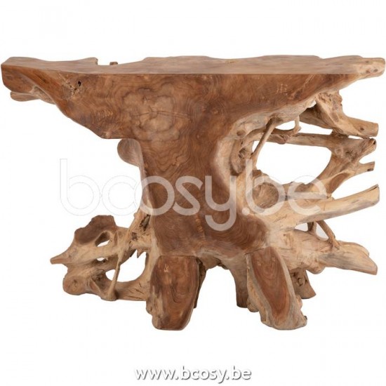 J Line Jline Jolipa 20979 Console Raoul Teak Hout Naturel Medium