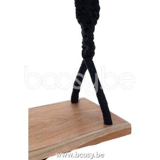 fauteuils a bascule rotin berceuses berçantes Jolipa J Line Jline Balancoire Coton Alabasia Bois Noir