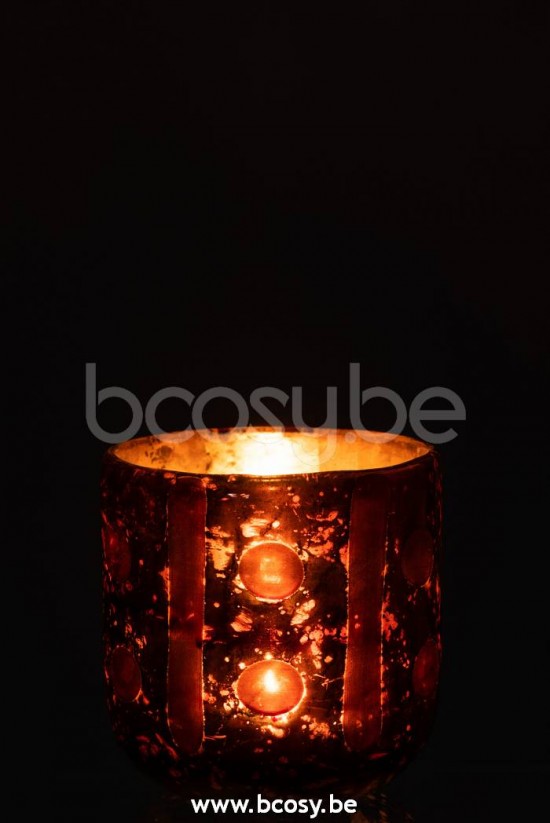 photophores Jolipa J Line Jline Photophore Coconut En Verre Cylindrique Brun