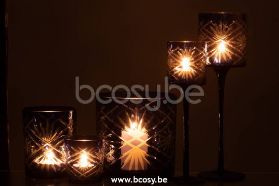 Jline Fotosforo Pie Santorini Cristal Azul Large