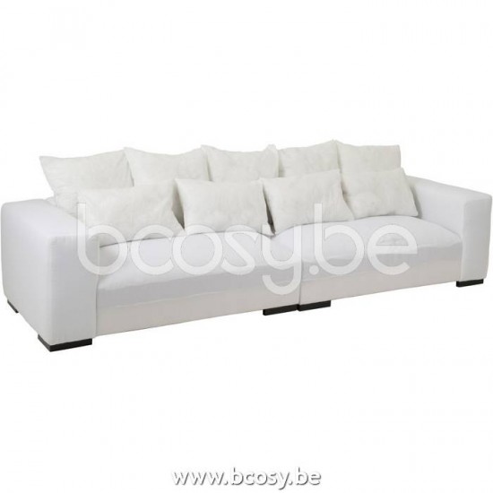 J Line 22176 Onderstel Zetel 9 Kussens Monaco Xl Exclusief Hoes L330xB105xH70 cm 3 driezit clubzetel chauffeuse armzetels salons zitbanken divans canapés sofas