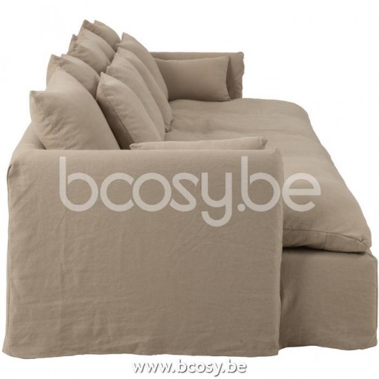 J Line Jline Jolipa 22218 Hoes Zet 11 Kussens Beach Linnen Nat