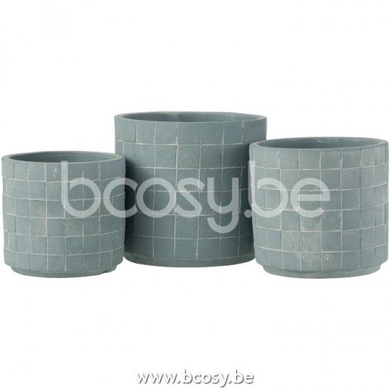 Jline 22715 Bloempotten Cache Pots Flowerpots Blumentöpfe Macetas Vasi Per Piante DECORATIE Schalen potten vazen