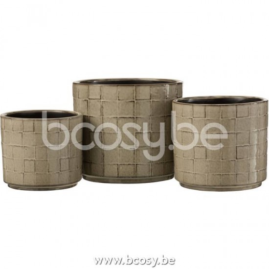 Jline 22721 Bloempotten Cache Pots Flowerpots Blumentöpfe Macetas Vasi Per Piante DECORATIE Schalen potten vazen
