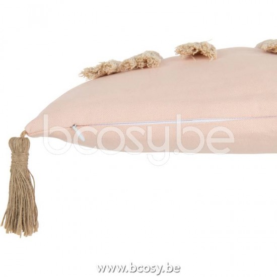 coussins Jolipa J Line Jline Coussin Arc En Ciel Carre Polyester Rose