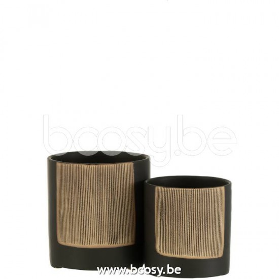 Jline 22915 Bloempotten Cache Pots Flowerpots Blumentöpfe Macetas Vasi Per Piante DECORATIE Schalen potten vazen