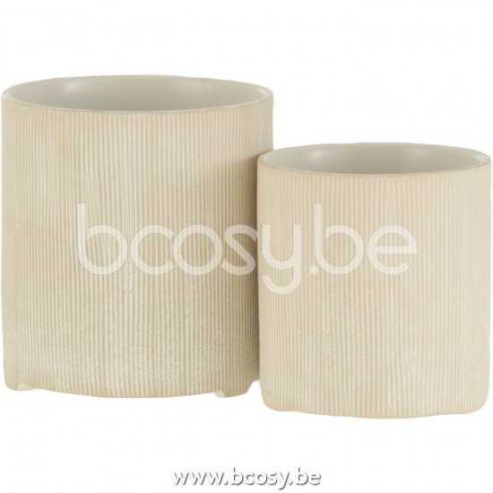 Jline 22919 Bloempotten Cache Pots Flowerpots Blumentöpfe Macetas Vasi Per Piante DECORATIE Schalen potten vazen